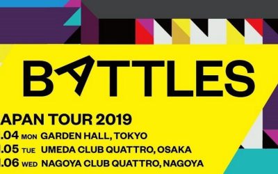 BATTLES Japan Tour in November 2019