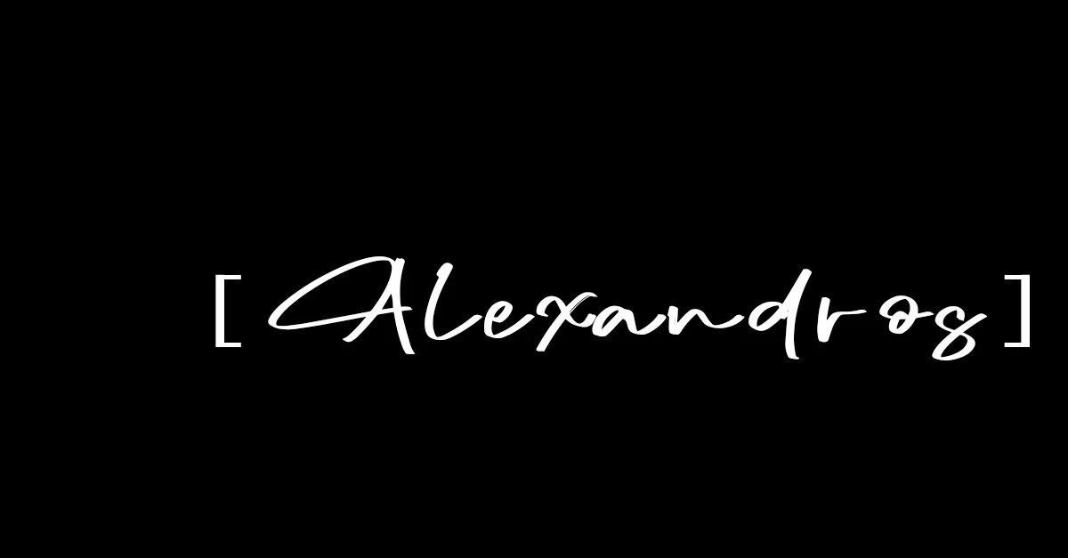 [Alexandros]
