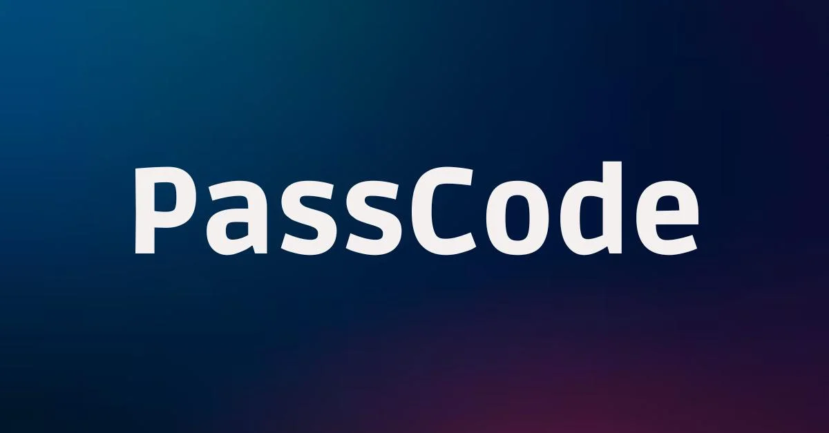 PassCode Banner Picture