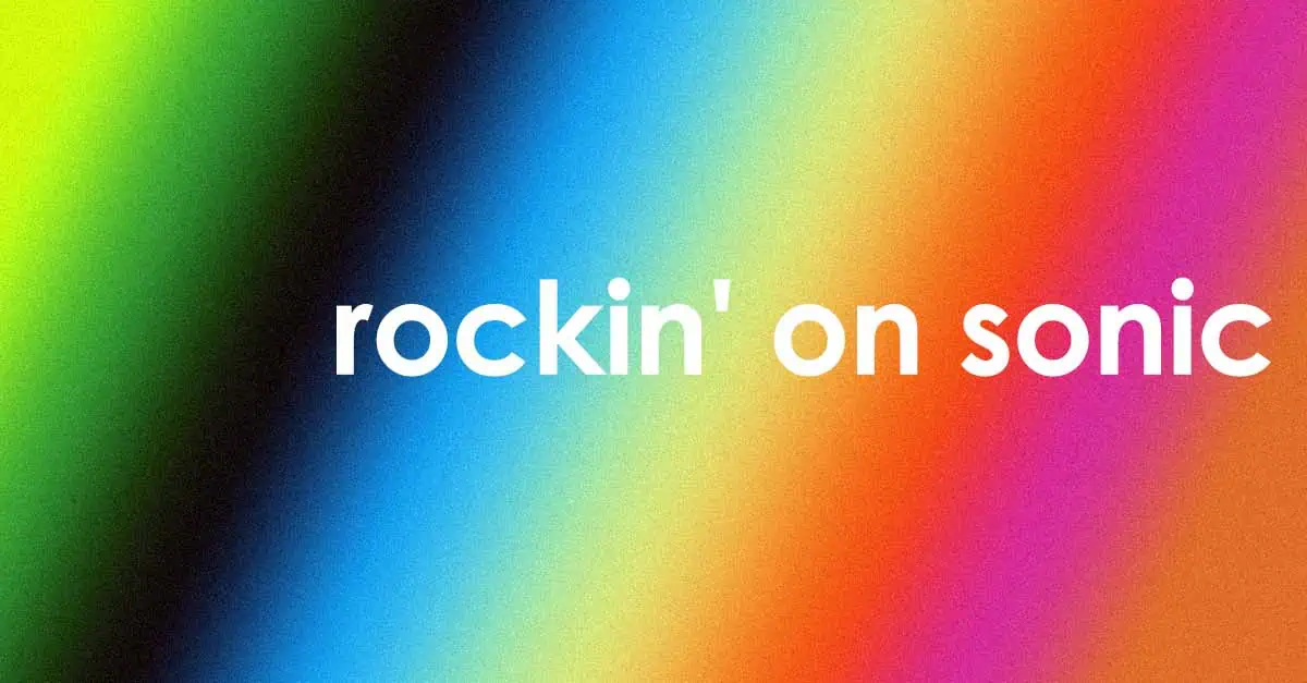 rockin' on sonic